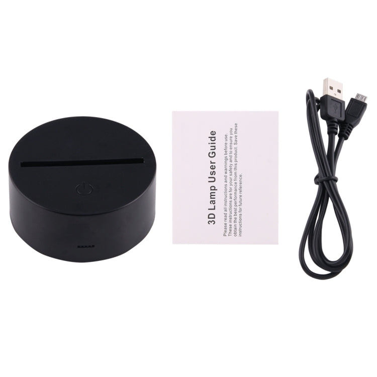 Donkey Shape 3D Touch Switch Control LED Light , 7 Colour Discoloration Creative Visual Stereo Lamp Desk Lamp Night Light - free shipping - PMC TechLife - Order now!