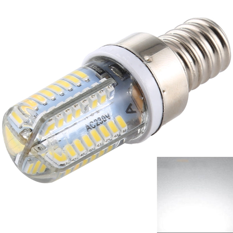 E12 SMD 3014 64 LEDs Dimmable LED Corn Light, AC 220V (White Light) - LED Blubs & Tubes by PMC TechLife | Online Shopping South Africa | PMC TechLife