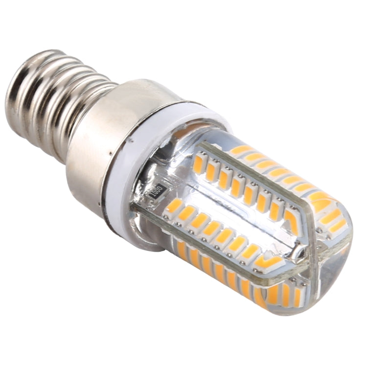 E12 SMD 3014 64 LEDs Dimmable LED Corn Light, AC 220V (Warm White) - LED Blubs & Tubes by PMc TechLife | Online Shopping South Africa | PMc TechLife | Buy Now Pay Later Mobicred