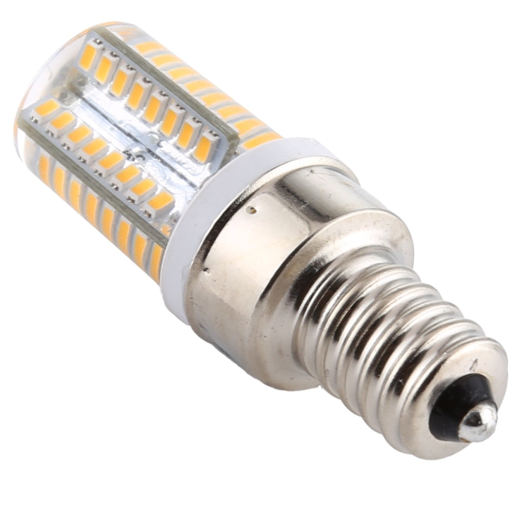 E12 SMD 3014 64 LEDs Dimmable LED Corn Light, AC 220V (Warm White) - LED Blubs & Tubes by PMc TechLife | Online Shopping South Africa | PMc TechLife | Buy Now Pay Later Mobicred