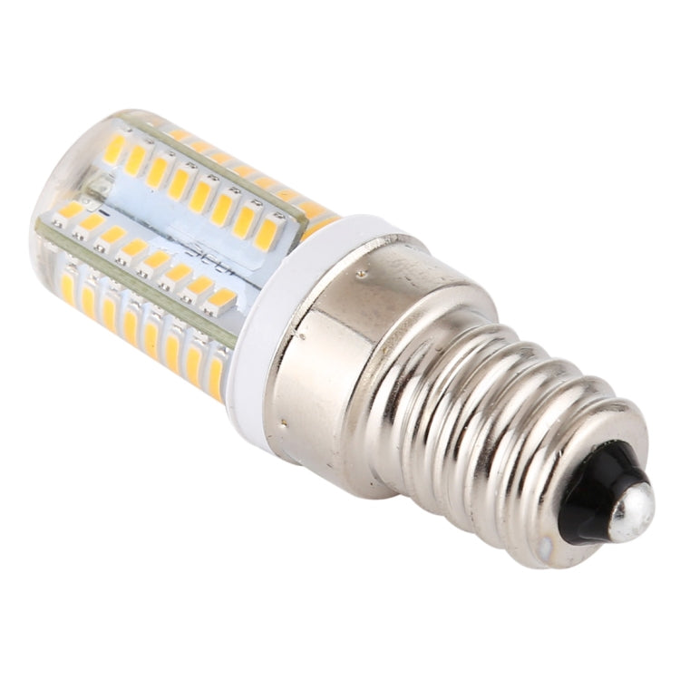E14 SMD 3014 64 LEDs Dimmable LED Corn Light, AC 220V (Warm White) - LED Blubs & Tubes by PMc TechLife | Online Shopping South Africa | PMc TechLife | Buy Now Pay Later Mobicred