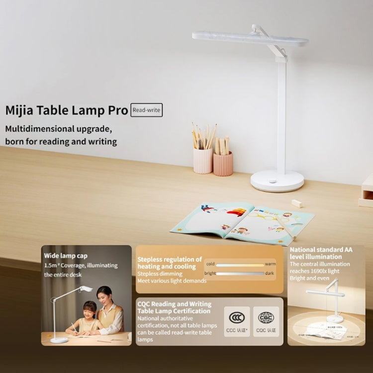 Original Xiaomi Mijia LED Desk Lamp Pro Reading Writing Edition, US Plug (White) - Desk Lamps by Xiaomi | Online Shopping South Africa | PMC Jewellery | Buy Now Pay Later Mobicred