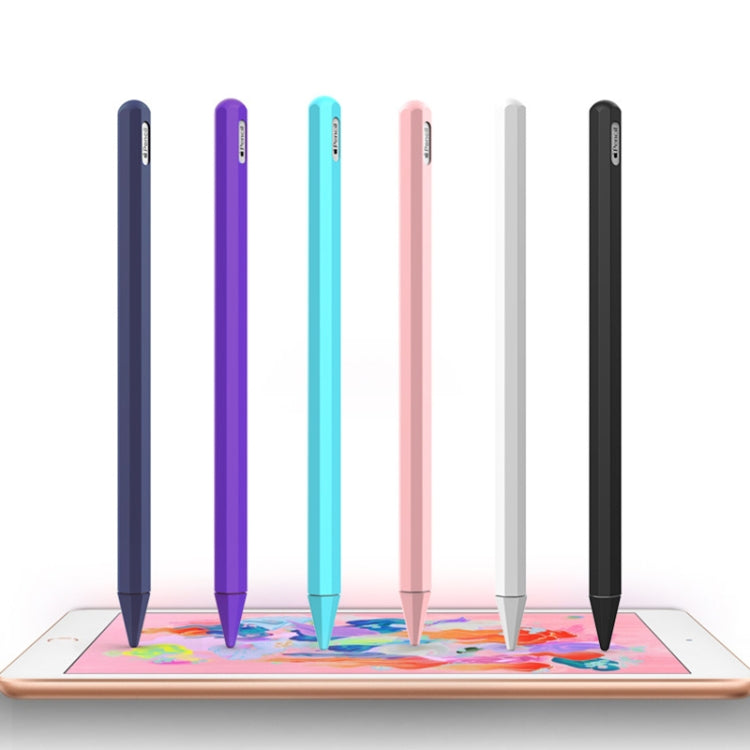 Stylus Pen Silica Gel Protective Case for Apple Pencil 2 (Mint Green) - Pencil Accessories by PMC Jewellery | Online Shopping South Africa | PMC Jewellery | Buy Now Pay Later Mobicred