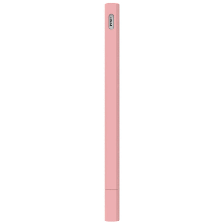 LOVE MEI For Apple Pencil 2 Triangle Shape Stylus Pen Silicone Protective Case Cover(Pink) - Pencil Accessories by LOVE MEI | Online Shopping South Africa | PMC TechLife | Buy Now Pay Later Mobicred