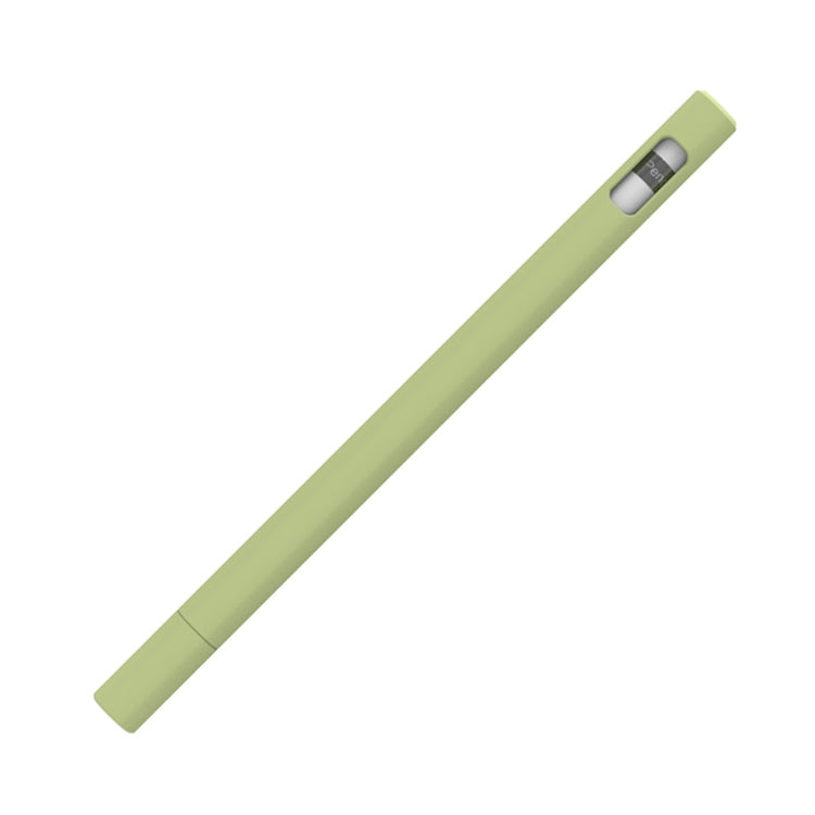 LOVE MEI For Apple Pencil 1 Triangle Shape Stylus Pen Silicone Protective Case Cover (Green) - Pencil Accessories by LOVE MEI | Online Shopping South Africa | PMC Jewellery