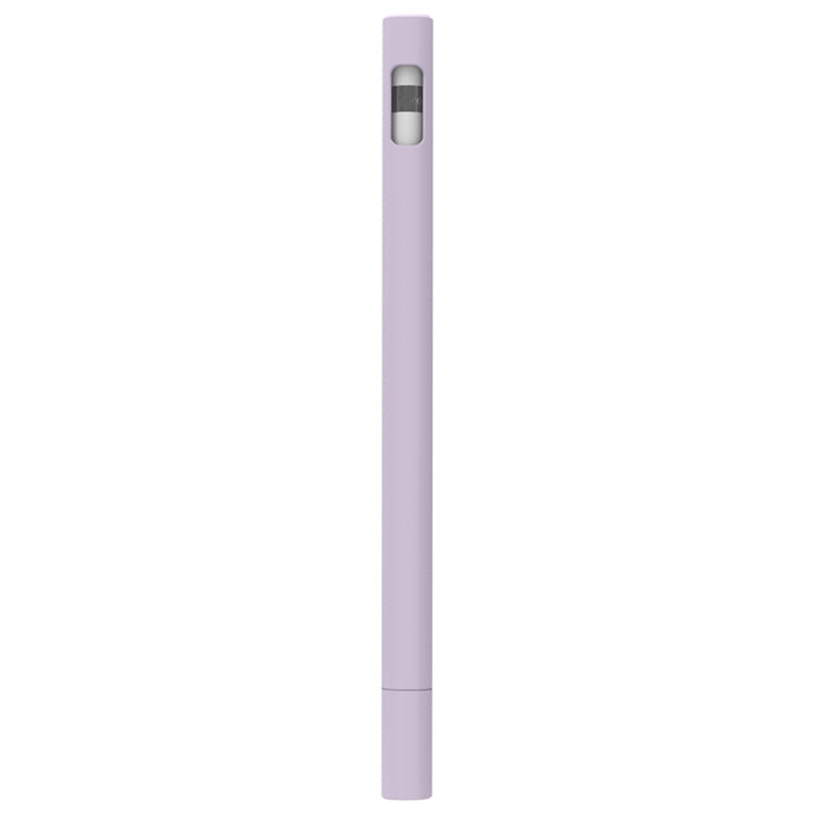 LOVE MEI For Apple Pencil 1 Triangle Shape Stylus Pen Silicone Protective Case Cover (Purple) - Pencil Accessories by LOVE MEI | Online Shopping South Africa | PMC TechLife