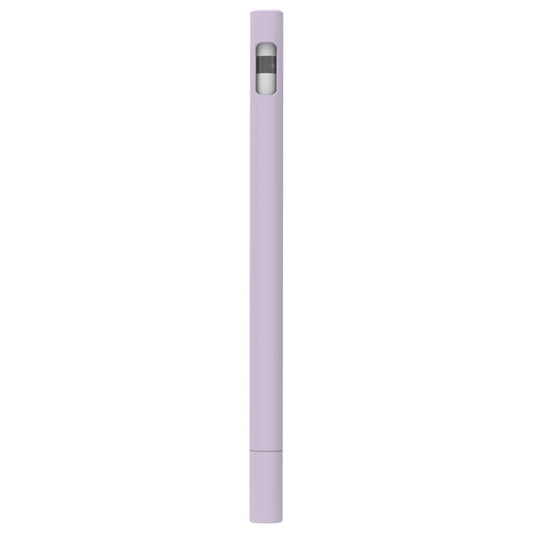 LOVE MEI For Apple Pencil 1 Triangle Shape Stylus Pen Silicone Protective Case Cover (Purple) - Pencil Accessories by LOVE MEI | Online Shopping South Africa | PMC Jewellery