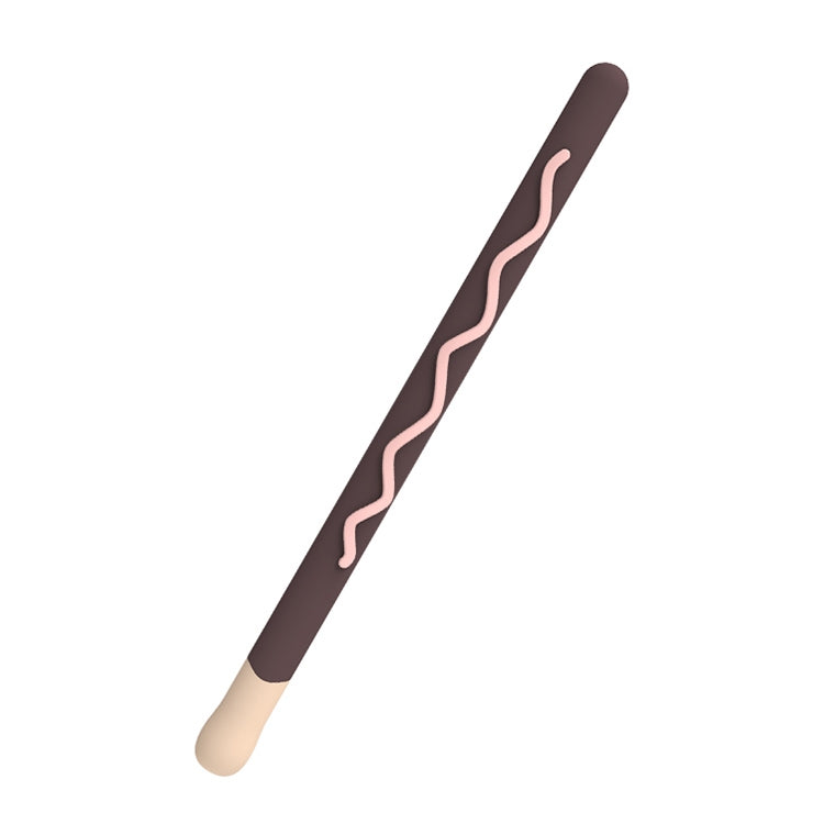 LOVE MEI For Apple Pencil 1 Stripe Design Stylus Pen Silicone Protective Case Cover(Black) - free shipping - PMC TechLife - Order now!