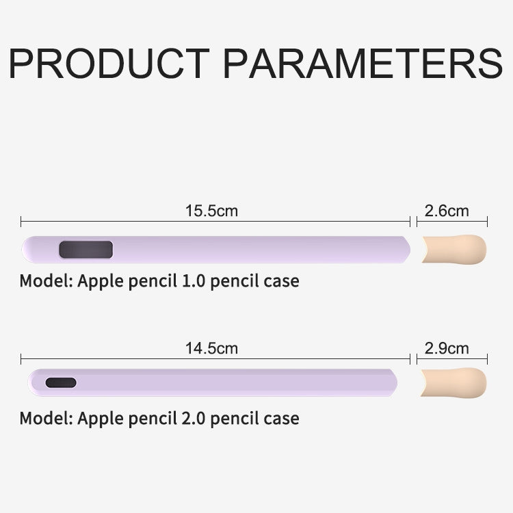 LOVE MEI For Apple Pencil 1 Stripe Design Stylus Pen Silicone Protective Case Cover(Black) - free shipping - PMC TechLife - Order now!
