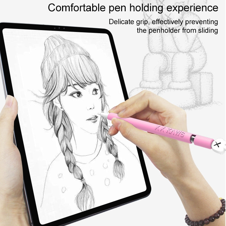 LOVE MEI For Apple Pencil 2 Middle Finger Shape Stylus Pen Silicone Protective Case Cover (Blue) - free shipping - PMC TechLife - Order now!