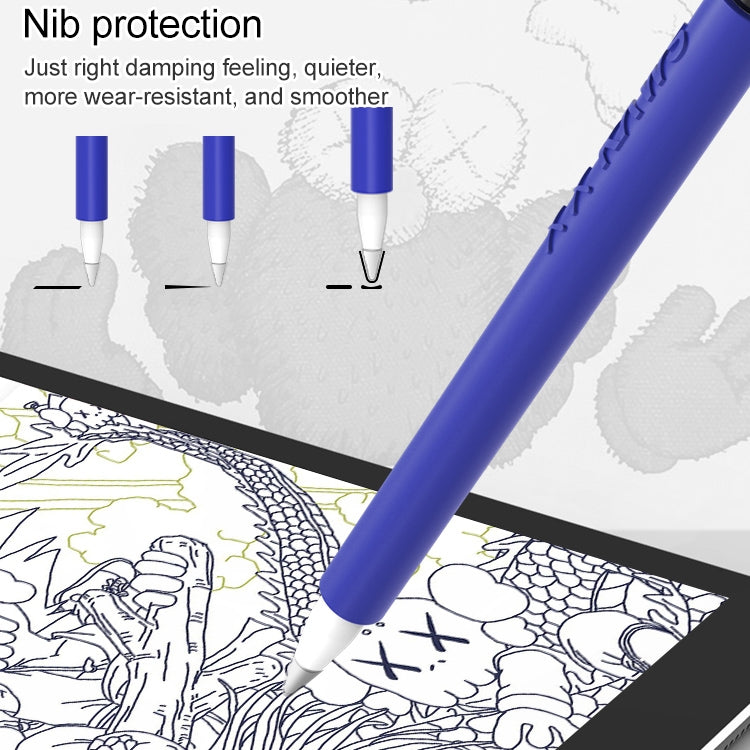 LOVE MEI For Apple Pencil 2 Middle Finger Shape Stylus Pen Silicone Protective Case Cover (Blue) - free shipping - PMC TechLife - Order now!