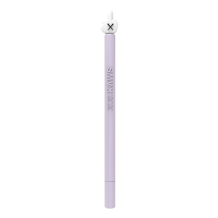 LOVE MEI For Apple Pencil 2 Middle Finger Shape Stylus Pen Silicone Protective Case Cover (Purple) - Pencil Accessories by LOVE MEI | Online Shopping South Africa | PMC TechLife | Buy Now Pay Later Mobicred