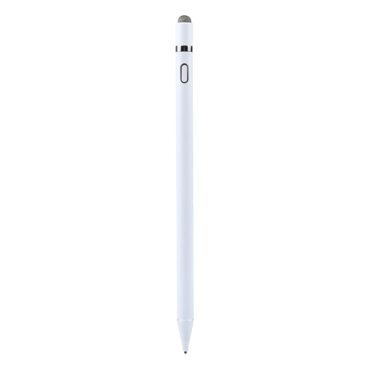 Universal Aluminum Alloy Active Capacitive Stylus Pen(White) - Stylus Pen by PMC TechLife | Online Shopping South Africa | PMC TechLife | Buy Now Pay Later Mobicred