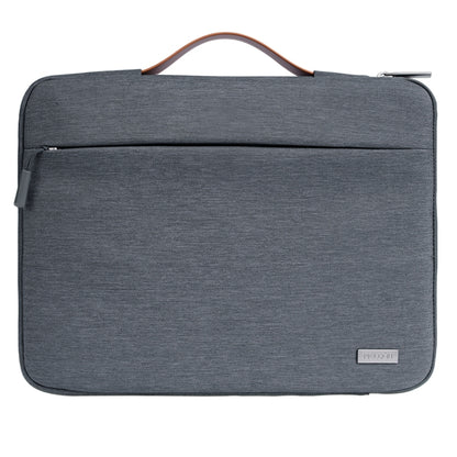 For 13 inch Laptop Zipper Waterproof  Handheld Sleeve Bag (Grey) - 13.3 inch by PMC Jewellery | Online Shopping South Africa | PMC Jewellery | Buy Now Pay Later Mobicred