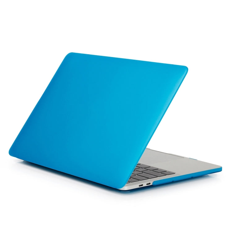 ENKAY Hat-Prince 2 in 1 Frosted Hard Shell Plastic Protective Case + US Version Ultra-thin TPU Keyboard Protector Cover for 2016 New MacBook Pro 13.3 inch without Touchbar (A1708)(Blue) - MacBook Pro Cases by ENKAY | Online Shopping South Africa | PMC Jewellery | Buy Now Pay Later Mobicred