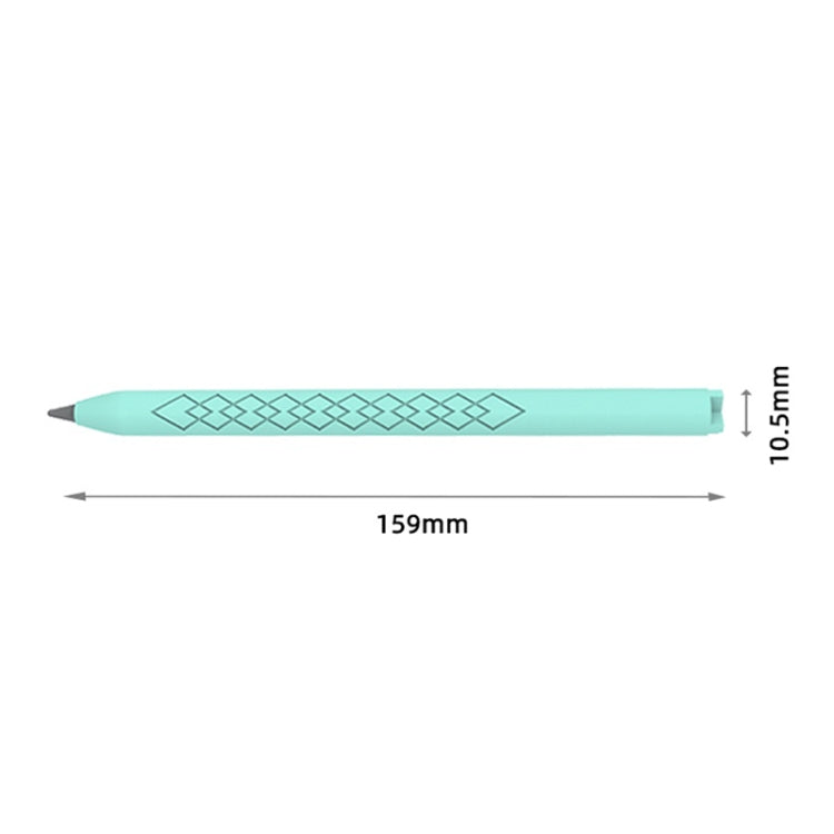 For Apple Pencil (USB-C) Diamond Pattern Silicone Stylus Pen Protective Case (Midnight Blue) - Pencil Accessories by PMC Jewellery | Online Shopping South Africa | PMC Jewellery | Buy Now Pay Later Mobicred
