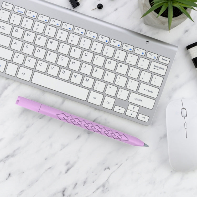 For Apple Pencil (USB-C) Diamond Pattern Silicone Stylus Pen Protective Case (Grey) - Pencil Accessories by PMC Jewellery | Online Shopping South Africa | PMC Jewellery | Buy Now Pay Later Mobicred