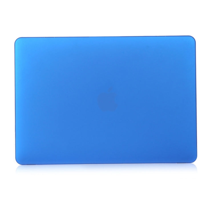 ENKAY Hat-Prince 2 in 1 Frosted Hard Shell Plastic Protective Case + Europe Version Ultra-thin TPU Keyboard Protector Cover for 2016 MacBook Pro 13.3 Inch without Touch Bar (A1708) (Dark Blue) - MacBook Pro Cases by ENKAY | Online Shopping South Africa | PMC Jewellery | Buy Now Pay Later Mobicred