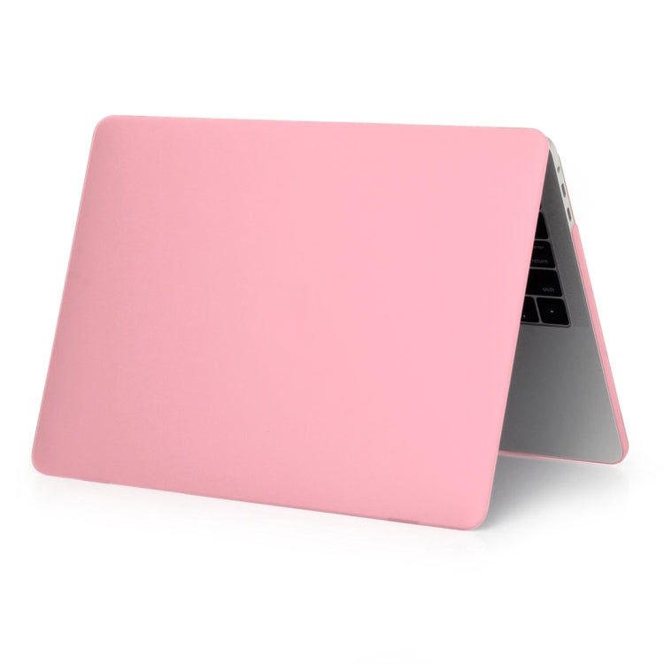 ENKAY Hat-Prince 2 in 1 Frosted Hard Shell Plastic Protective Case + Europe Version Ultra-thin TPU Keyboard Protector Cover for 2016 MacBook Pro 15.4 Inch with Touch Bar (A1707) (Pink) - MacBook Pro Cases by ENKAY | Online Shopping South Africa | PMC Jewellery | Buy Now Pay Later Mobicred