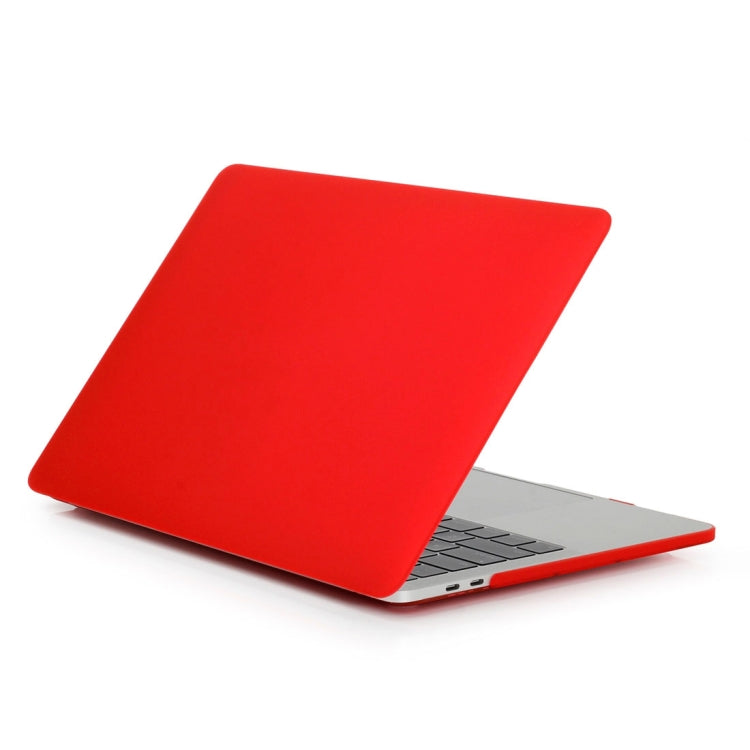 ENKAY Hat-Prince 2 in 1 Frosted Hard Shell Plastic Protective Case + Europe Version Ultra-thin TPU Keyboard Protector Cover for 2016 MacBook Pro 15.4 Inch with Touch Bar (A1707) (Red) - MacBook Pro Cases by ENKAY | Online Shopping South Africa | PMC Jewellery | Buy Now Pay Later Mobicred