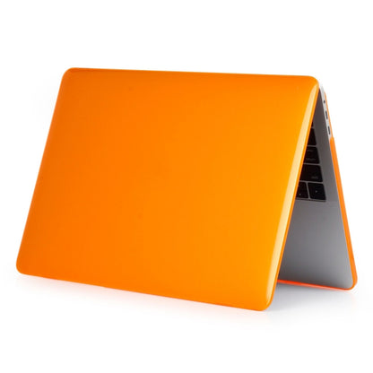 ENKAY Hat-Prince 2 in 1 Crystal Hard Shell Plastic Protective Case + Europe Version Ultra-thin TPU Keyboard Protector Cover for 2016 MacBook Pro 15.4 Inch with Touch Bar (A1707) (Orange) - MacBook Pro Cases by ENKAY | Online Shopping South Africa | PMC Jewellery | Buy Now Pay Later Mobicred