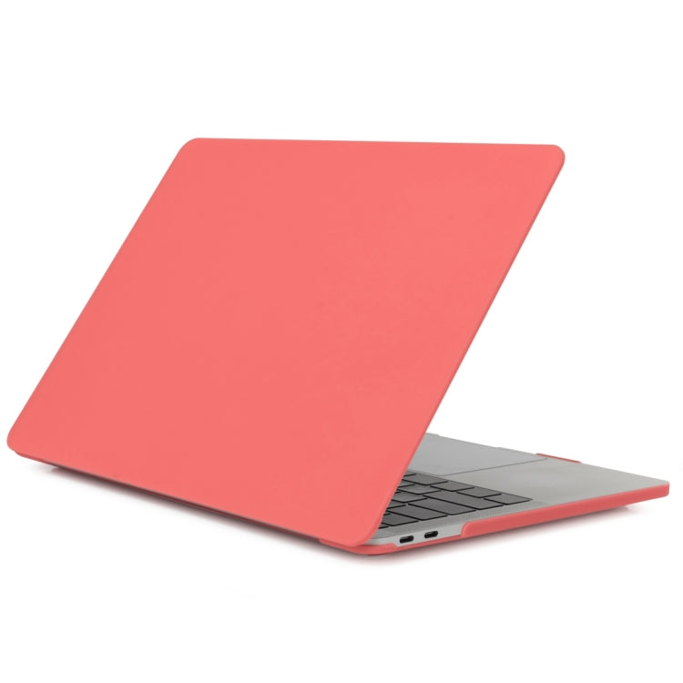 Laptop Frosted Style PC Protective Case for MacBook Pro 15.4 inch A1990 (2018)(Coral Red) - MacBook Pro Cases by PMC Jewellery | Online Shopping South Africa | PMC Jewellery | Buy Now Pay Later Mobicred