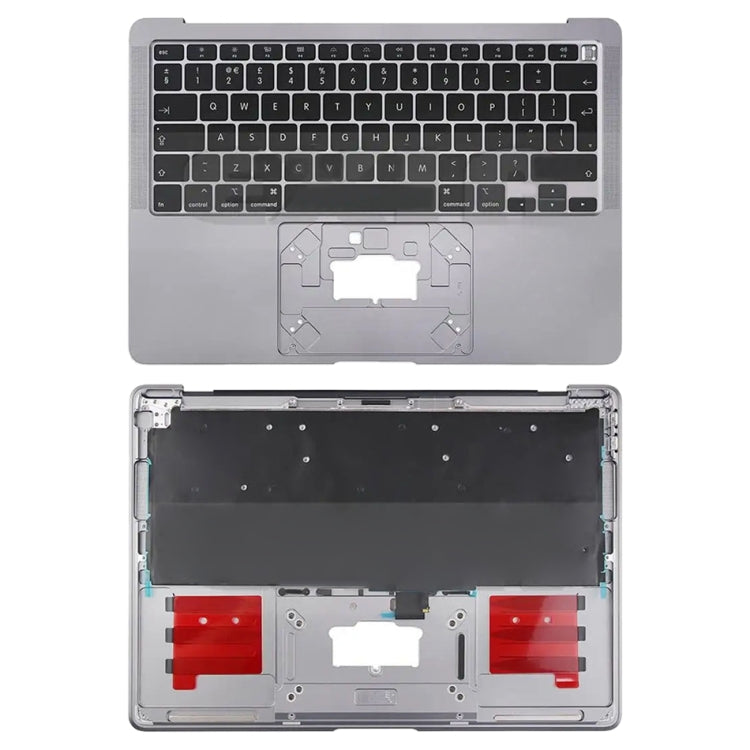 For Macbook Air 13 2020 M1 A2337 C-side Cover + UK Edition Key Board (Black) - Bottom Cover by PMC TechLife | Online Shopping South Africa | PMC TechLife