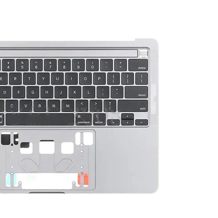 For MacBook Pro Retina 13 inch A2289 2020 C-side Cover + US Edition Key Board (Silver) - Bottom Cover by PMC TechLife | Online Shopping South Africa | PMC TechLife