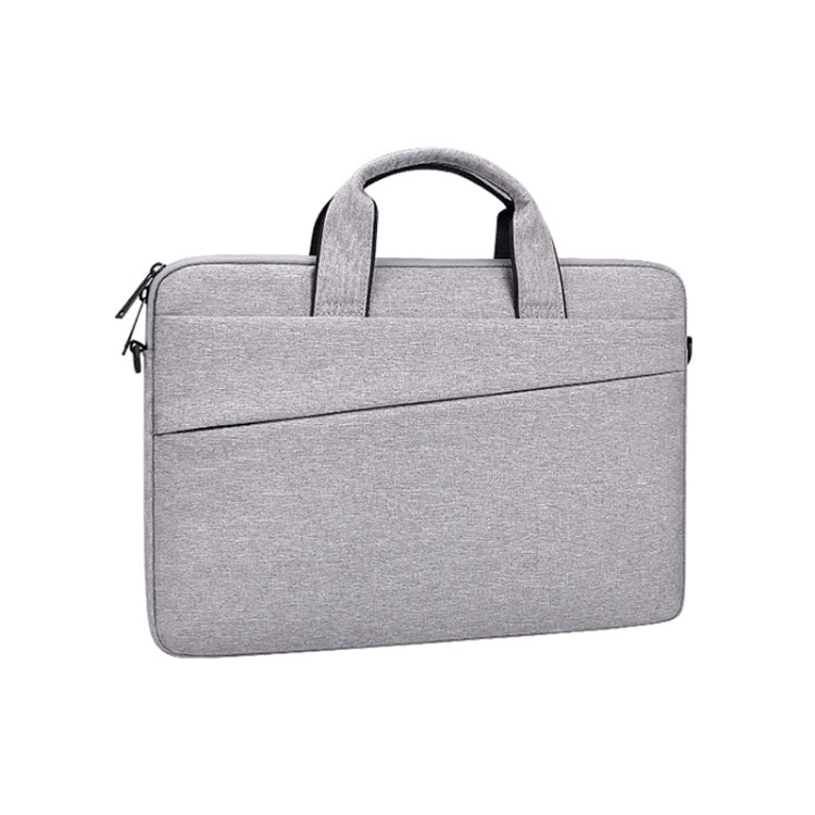 ST03S 13.3 inch Double Side Pockets Wearable Oxford Cloth Soft Handle Portable Laptop Tablet Bag(Grey) - 13.3 inch by PMC TechLife | Online Shopping South Africa | PMC TechLife | Buy Now Pay Later Mobicred