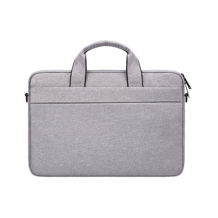 ST03S 15.4 inch Double Side Pockets Wearable Oxford Cloth Soft Handle Portable Laptop Tablet Bag(Grey) - 15 inch by PMC TechLife | Online Shopping South Africa | PMC TechLife | Buy Now Pay Later Mobicred