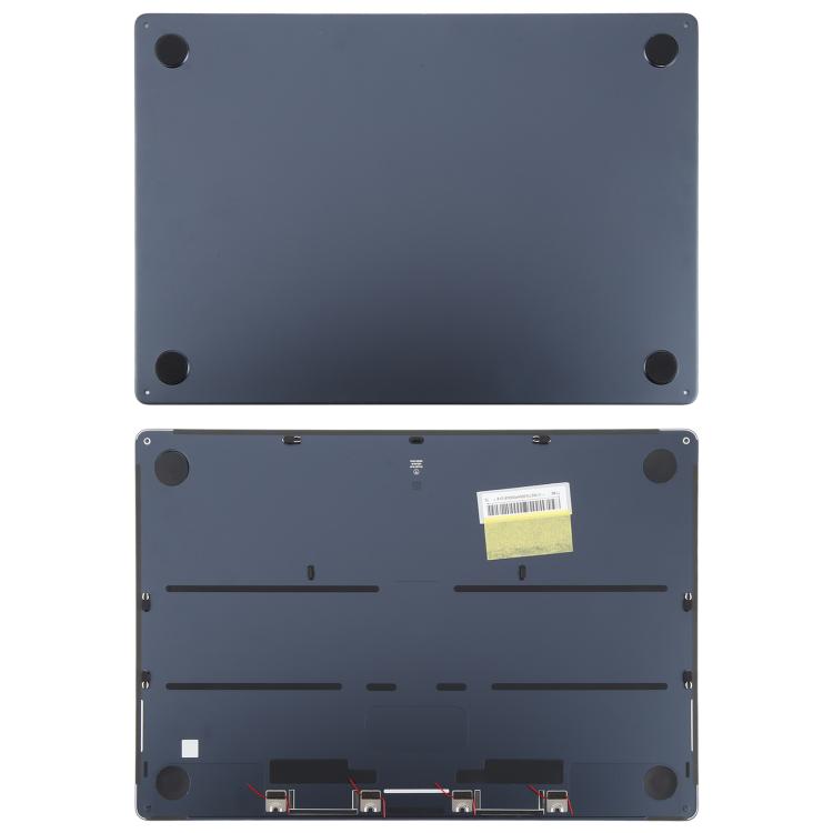 For MacBook Air M3 15 inch A3114 2024 EMC8612 Computer Case Bottom Cover (Midnight) - Bottom Cover by PMc TechLife | Online Shopping South Africa | PMc TechLife | Buy Now Pay Later Mobicred