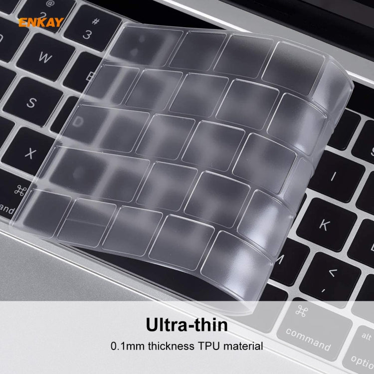 ENKAY TPU Keyboard Protector Cover for MacBook Pro 13.3 inch A1706 / A1989 / A2159 & Pro 15.4 inch A1707 / A1990 (withTouch Bar) , US Version - Keyboard Protector by ENKAY | Online Shopping South Africa | PMC Jewellery | Buy Now Pay Later Mobicred