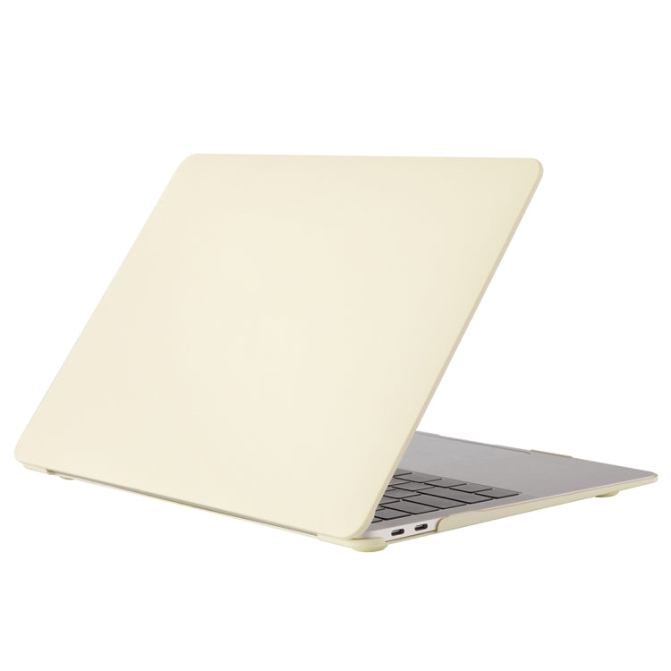 Cream Style Laptop Plastic Protective Case for MacBook Pro 15.4 inch (2019)(Yellow) - MacBook Pro Cases by PMC Jewellery | Online Shopping South Africa | PMC Jewellery | Buy Now Pay Later Mobicred