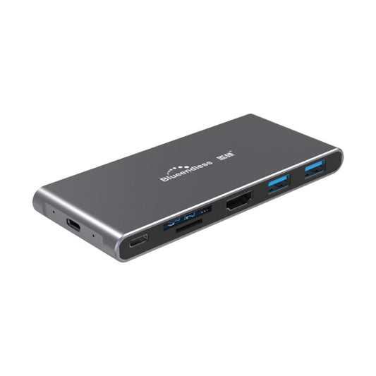 Blueendless 6 In 1 Multi-function Type-C / USB-C HUB Expansion Dock M.2 NGFF Solid State Drive - USB HUB by Blueendless | Online Shopping South Africa | PMC Jewellery | Buy Now Pay Later Mobicred