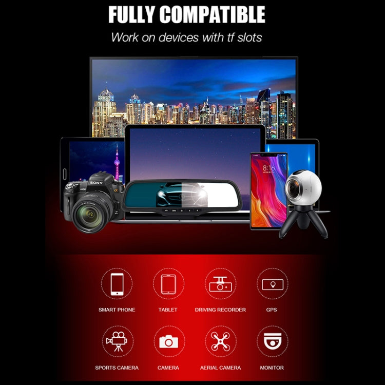 MICRODATA 64GB High Speed U3 Red and Black TF(Micro SD) Memory Card - free shipping - PMC TechLife - Order now!