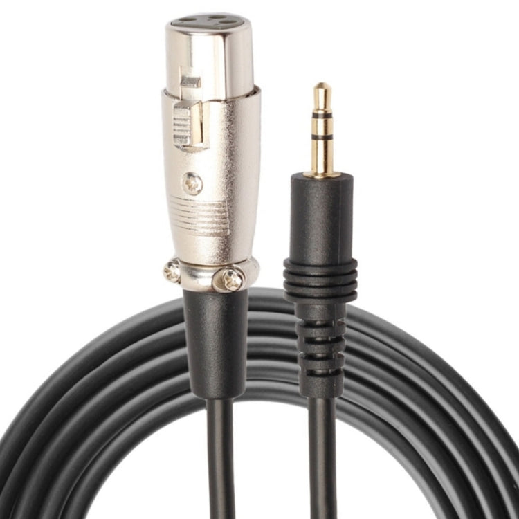 3m 3.5mm Male to XLR Female Microphone Audio Cord Cable - Microphone Audio Cable & Connector by PMC TechLife | Online Shopping South Africa | PMC TechLife