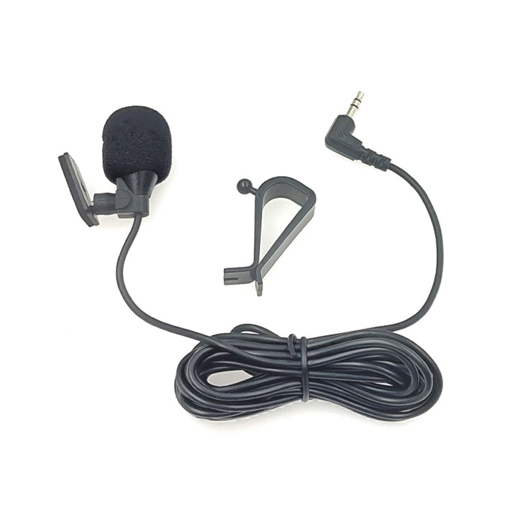 ZJ015MR Stereo 3.5mm Angle Head Plug Car Navigation DVD External Paste Microphone, Length: 3m - Microphone by PMC TechLife | Online Shopping South Africa | PMC TechLife