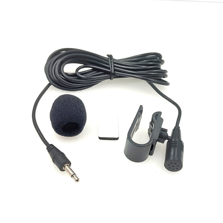 ZJ025MR Stick-on Clip-on Lavalier 2.5mm Jack Mono Microphone for Car GPS / Bluetooth Enabled Audio DVD External Mic, Cable Length: 3m - Microphone by PMC Jewellery | Online Shopping South Africa | PMC Jewellery