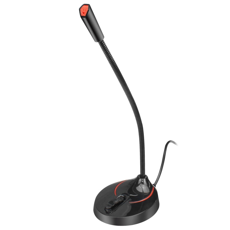 HXSJ F12 360 Degrees Bendable Drive-free USB Computer Microphone, Cable Length: 2.2m - free shipping - PMC Jewellery - Order now!