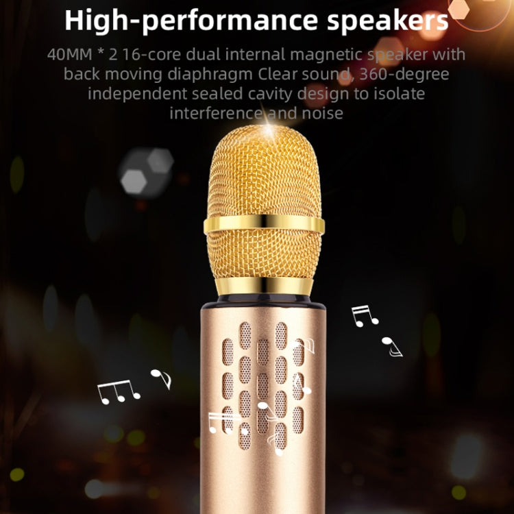 K3 Bluetooth 5.0 Karaoke Live Stereo Sound Wireless Bluetooth Condenser Microphone (Pink) - Microphone by PMC Jewellery | Online Shopping South Africa | PMC Jewellery | Buy Now Pay Later Mobicred