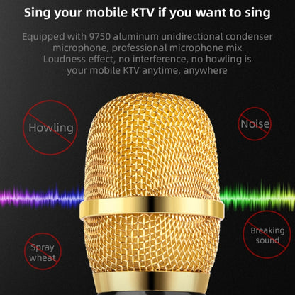 K3 Bluetooth 5.0 Karaoke Live Stereo Sound Wireless Bluetooth Condenser Microphone (Black) - Microphone by PMC Jewellery | Online Shopping South Africa | PMC Jewellery | Buy Now Pay Later Mobicred