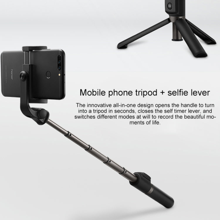 Huawei CF15 Pro Mobile Phone Bluetooth Mini Selfie Stick Live Floor Tripod Bracket(Black) - Selfie Sticks by Huawei | Online Shopping South Africa | PMC Jewellery | Buy Now Pay Later Mobicred