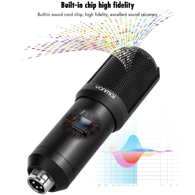 Yanmai Q10 3.5mm Recording Microphone Kit - Microphone by Yanmai | Online Shopping South Africa | PMC Jewellery | Buy Now Pay Later Mobicred