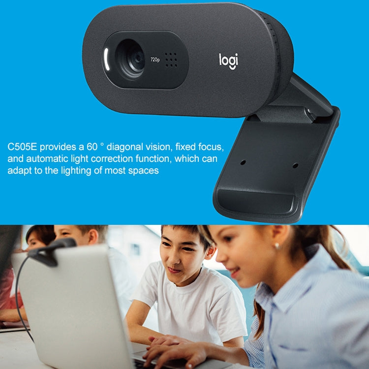 Logitech C505e USB 720P Web Camera with Microphone - free shipping - PMC Jewellery - Order now!