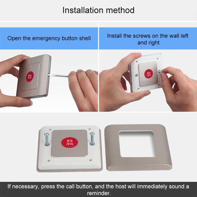 CW-01 Wireless Disabled Toilet Alarm Call Button Set - free shipping - PMC TechLife - Order now!