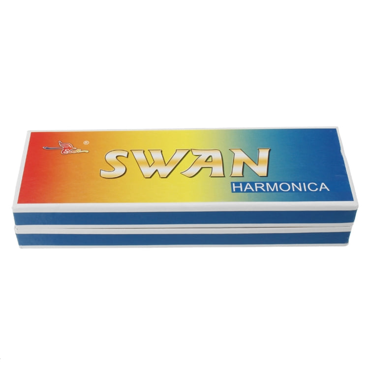 Swan SW24-12A 24-holes Double-sided Harmonica Beginner Polyphony Box Adult Children Beginners Performance - Wind Instruments Accessories by PMC TechLife | Online Shopping South Africa | PMC TechLife