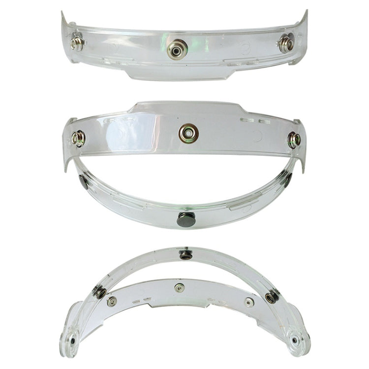 Soman Motorcycle Bubble Visor Open Face Helmet Visor Helmet Windshield Shield with Transparent Frame(Light Smoke) - free shipping - PMC TechLife - Order now!