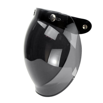 Soman Motorcycle Bubble Visor Open Face Helmet Visor Helmet Windshield Shield with Transparent Frame(Transparent) - Helmets by SOMAN | Online Shopping South Africa | PMC Jewellery | Buy Now Pay Later Mobicred