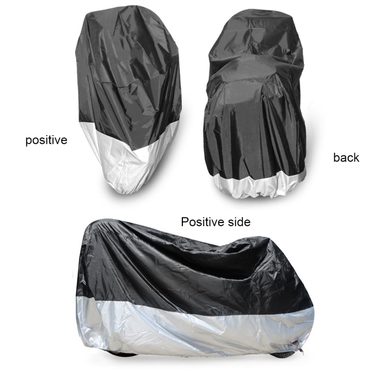 210D Oxford Cloth Motorcycle Electric Car Rainproof Dust-proof Cover, Size: XL (Silver) - Raincoat by PMC TechLife | Online Shopping South Africa | PMC TechLife | Buy Now Pay Later Mobicred