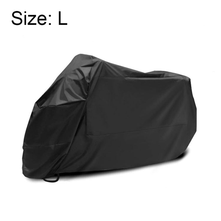 210D Oxford Cloth Motorcycle Electric Car Rainproof Dust-proof Cover, Size: L (Black) - Raincoat by PMC Jewellery | Online Shopping South Africa | PMC Jewellery | Buy Now Pay Later Mobicred